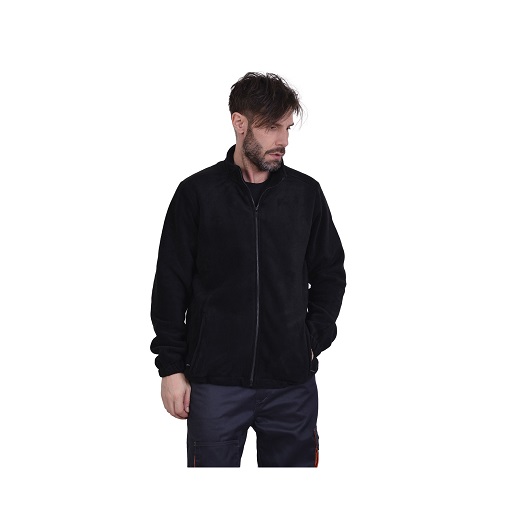Ζακέτα Fleece Ιέραξ Μαύρο Ζακέτα Fleece Ιέραξ Μαύρο