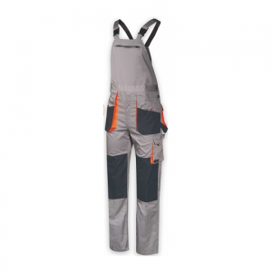 Φόρμα Εργασίας με Τιράντες Fageo Γκρι-Πορτοκαλί