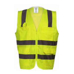 Γιλέκο υψηλής ευκρίνειας με φερμουάρ και τσέπες